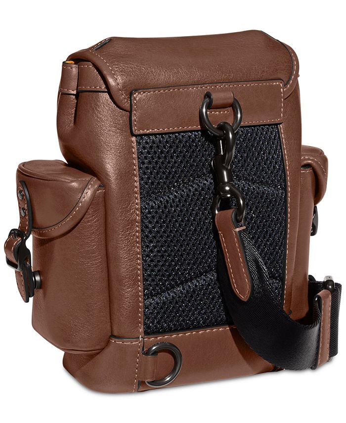 COACH Hitch Convertible OneStrap Leather Backpack Macy's