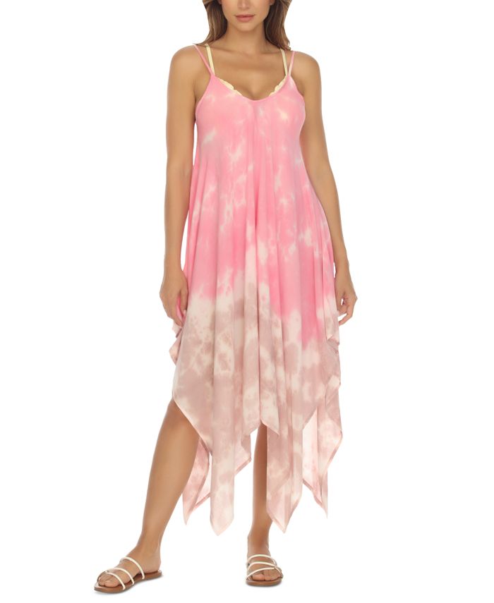 Raviya Tie Dye Handkerchief Hem Cover Up Dress Macy s
