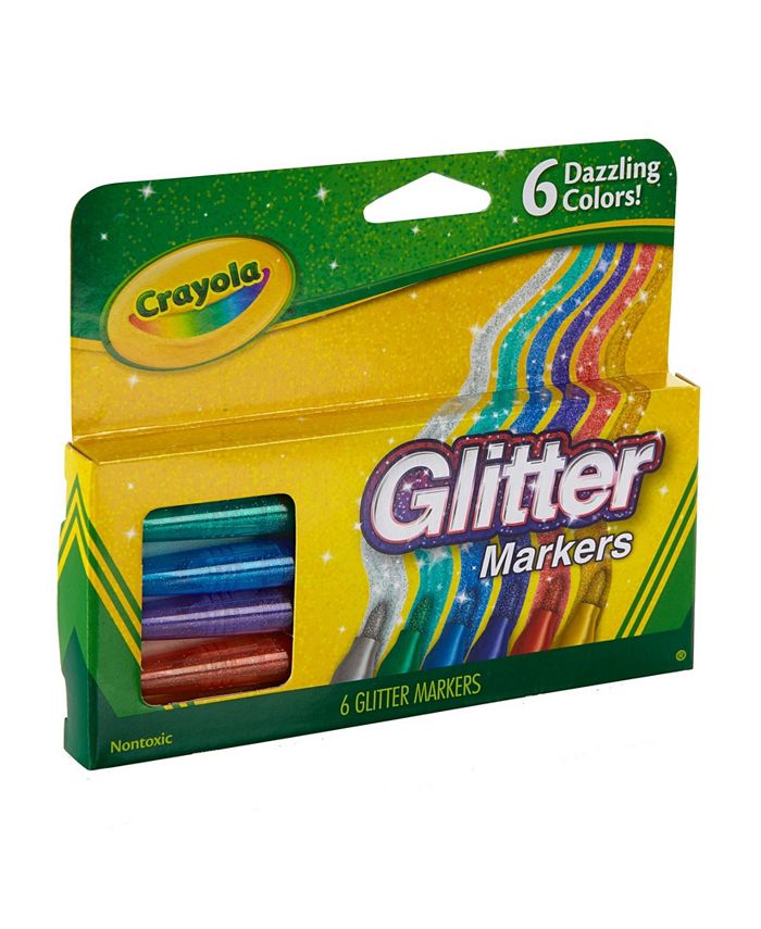 Crayola Glitter MarkersDazzling Colors 6/Pkg Macy's