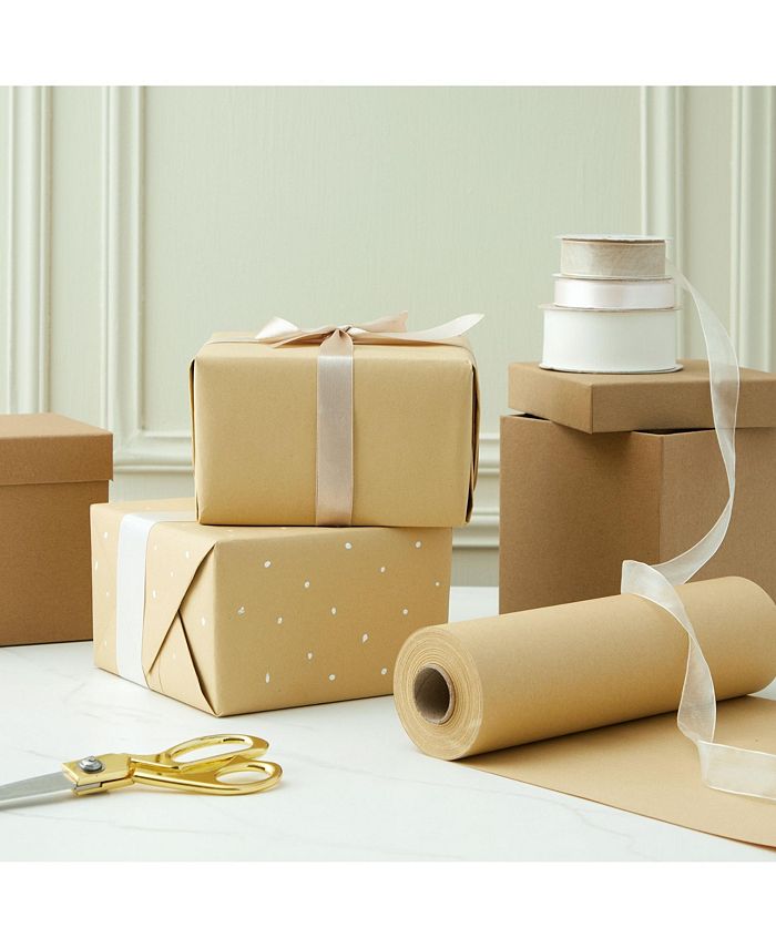 Juvale Kraft Paper Roll 10" x 1200" 100 ft Large Brown Paper Roll
