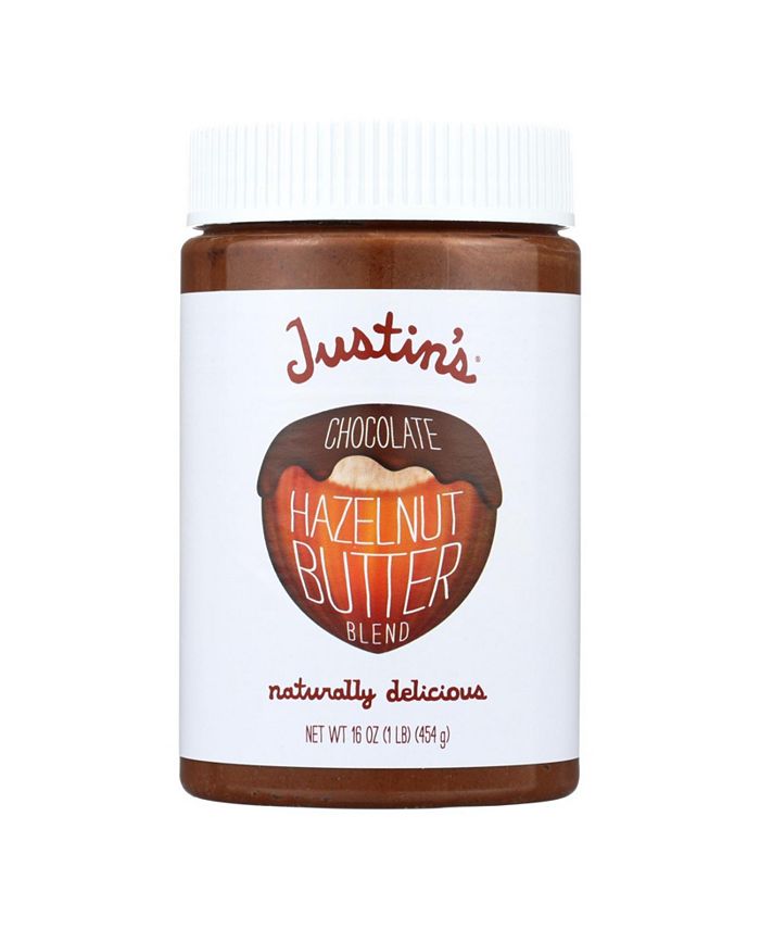 Justin's Nut Butter Hazelnut Butter Chocolate Case of 6 16 oz