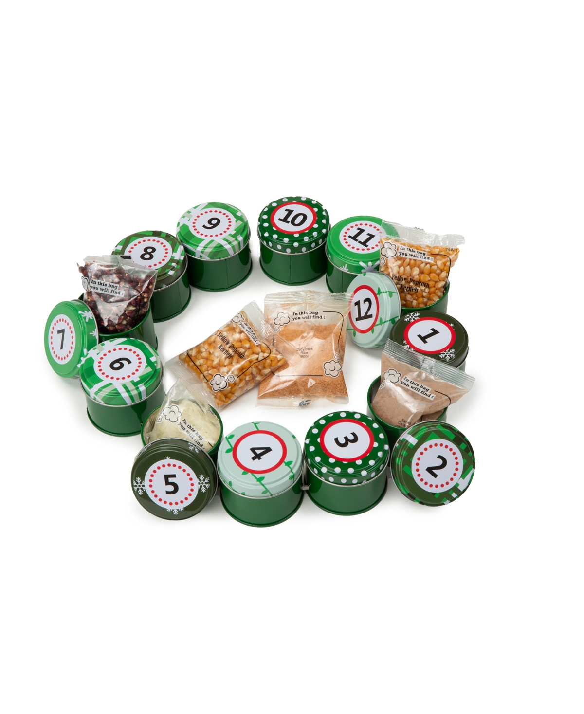 Wabash Valley Farms 12 Days of Popcorn Whirley Popper Set