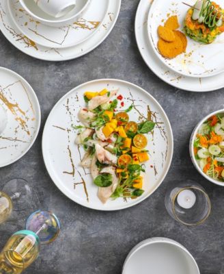 Zora 16 Pc. Dinnerware Set, Service For 4