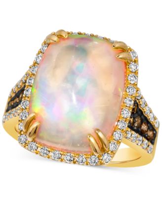Le Vian - Neopolitan Opal (5-1/2 ct. t.w.) & Diamond (3/4 ct. t.w.) Statement Ring in 14k Gold