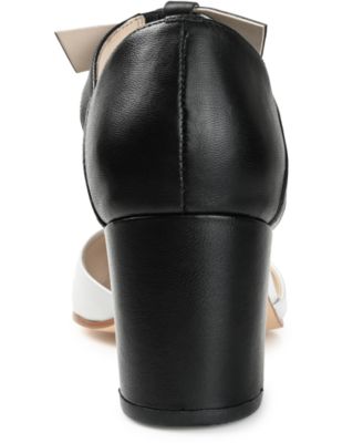 Women's Camille Two-Piece Block Heel Pumps