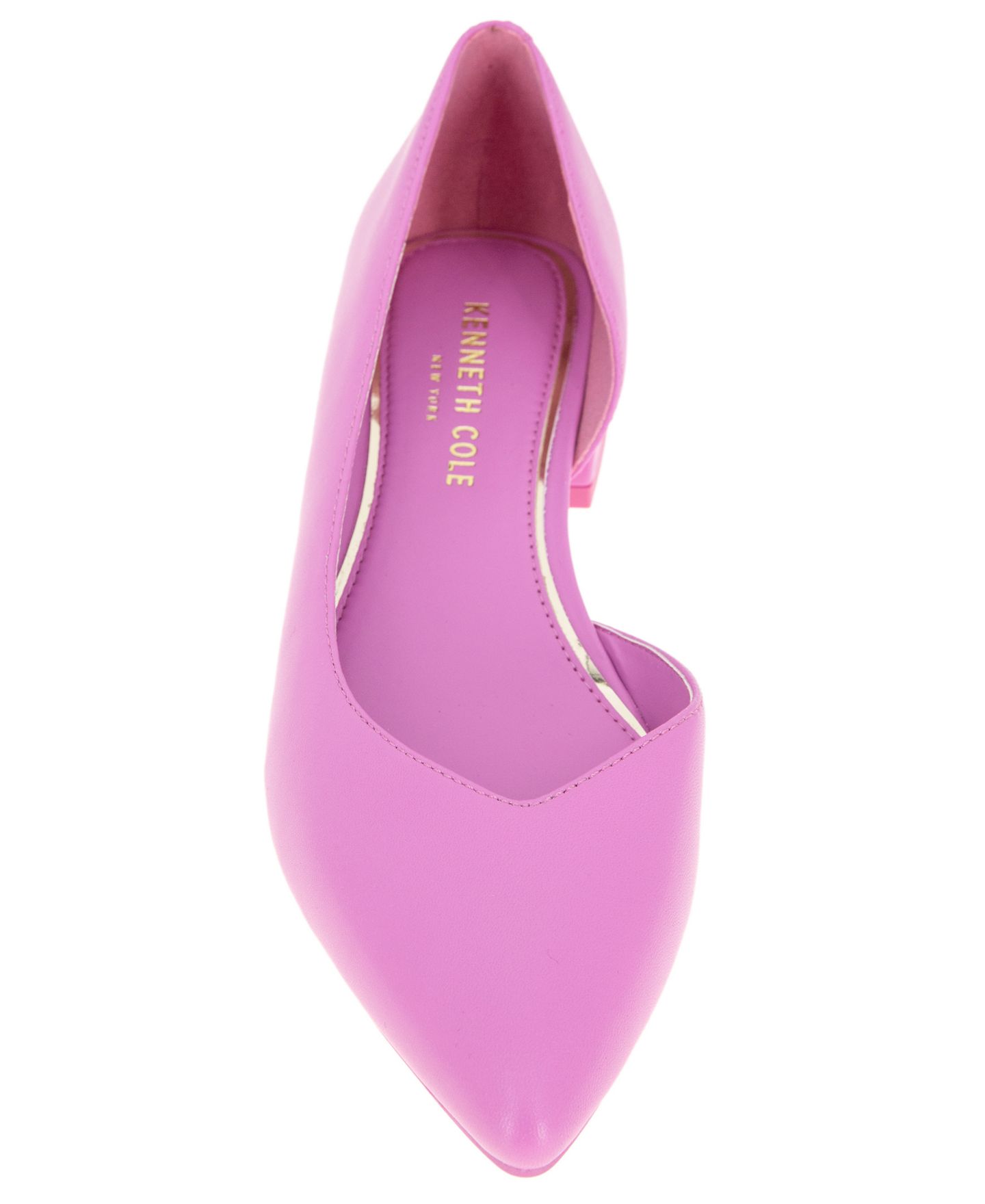 Женские балетки Kenneth Cole New York Carolyn Pointy Toe Flats, цвет: Розовый — фото 6
