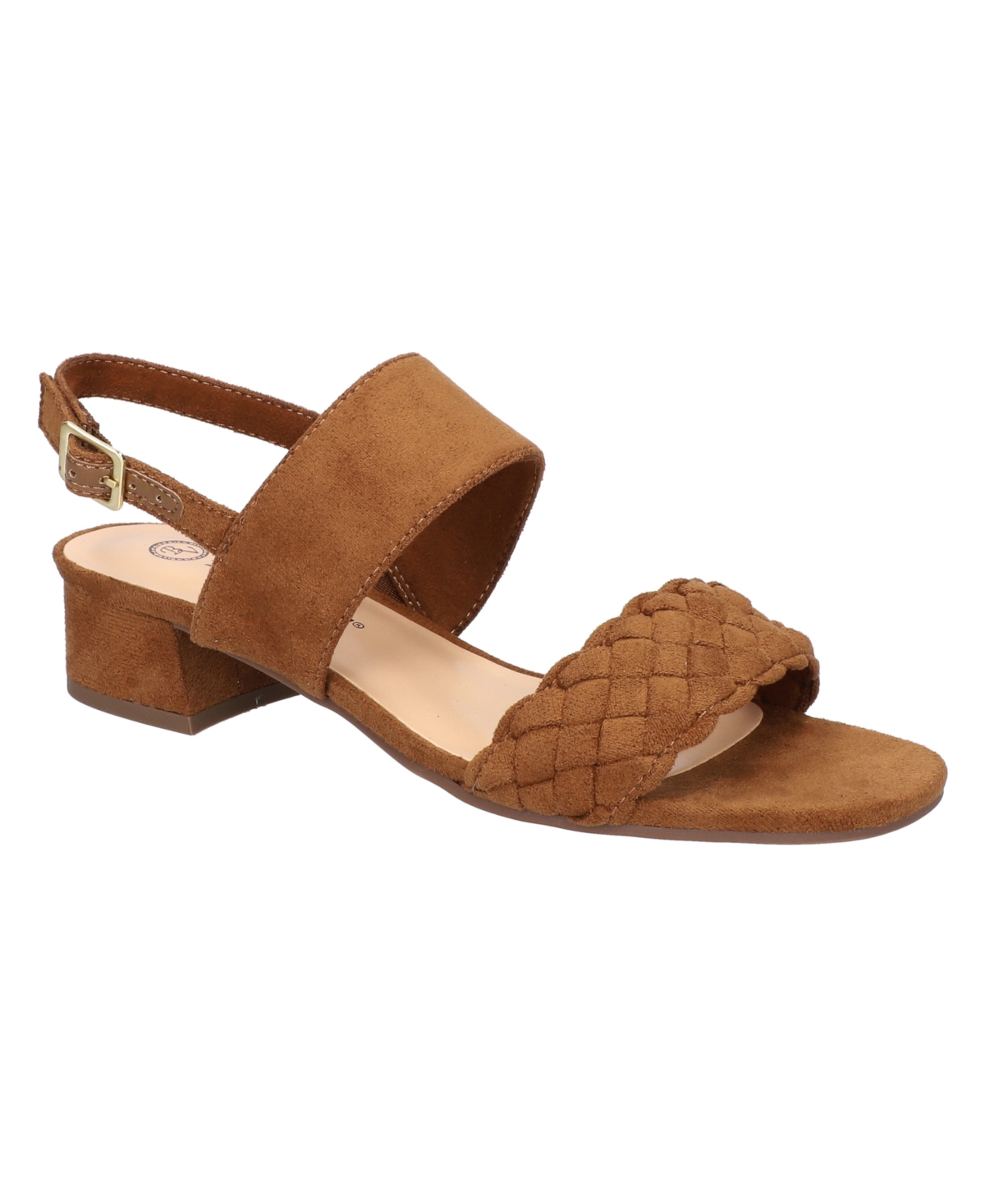 Shop Bella Vita Women's Ellison Slingback Sandals In Cognac Suede