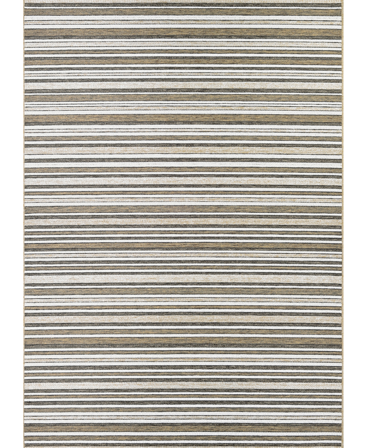 Couristan Cape Brockton 7'10in x 10'9in Area Rug - Tan, Ivory
