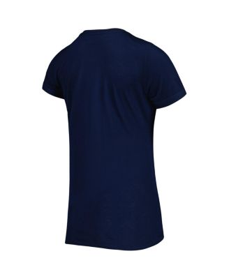 Women's Navy, Red New England Patriots Badge T-shirt and Pants Sleep Set