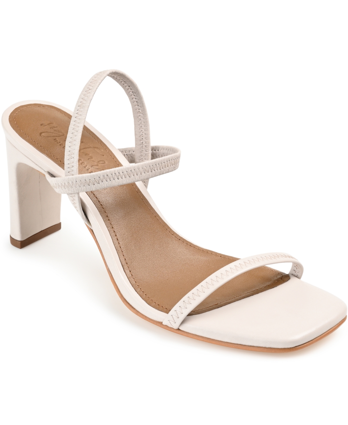 Women's Lenonn Block Heel Dress Sandals - Off White