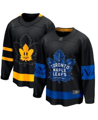 Toronto Maple Leafs Fanatics Branded Alternate Premier Breakaway Reversible  Blank Jersey - Black