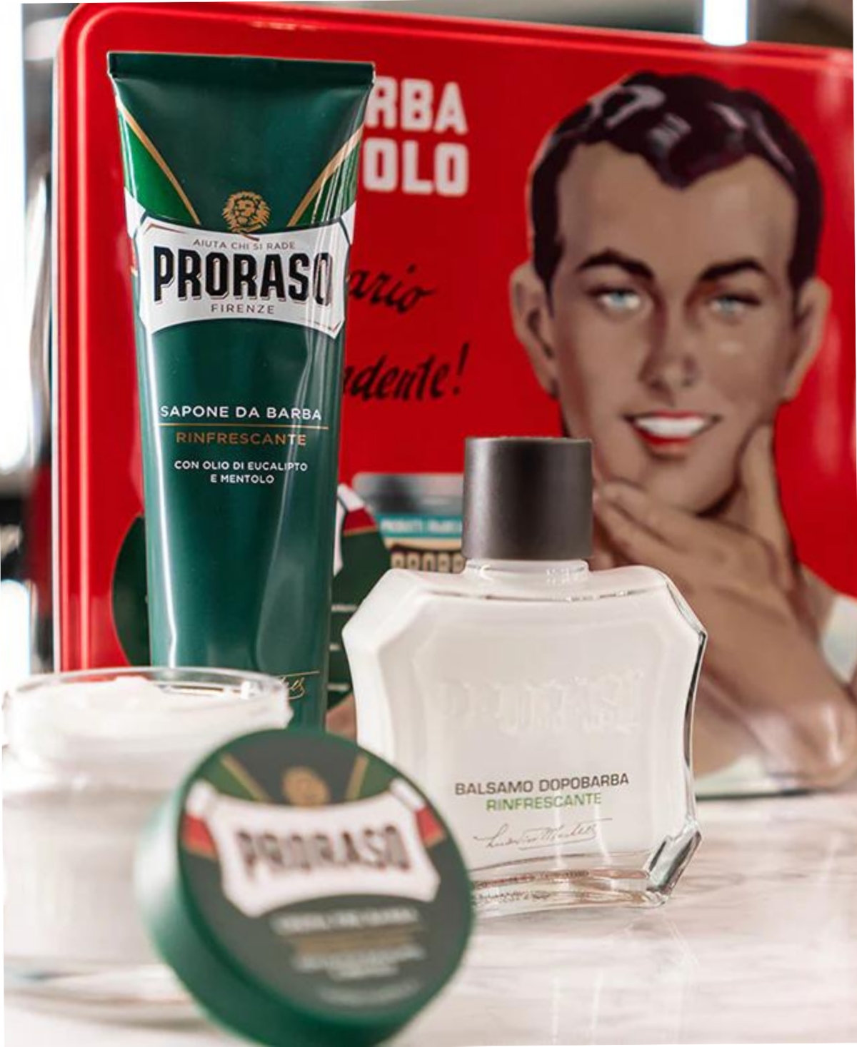 Proraso 4-Pc. Vintage Gino Tin Gift Set - Refreshing Formula