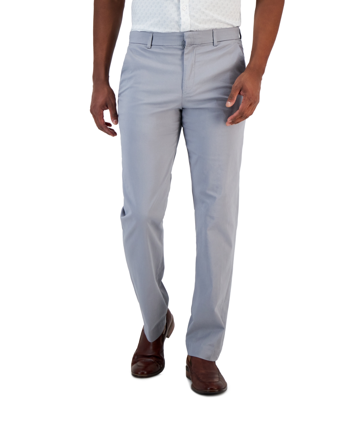 Men's Slim Fit Cotton Dress Pant - Dark Blue