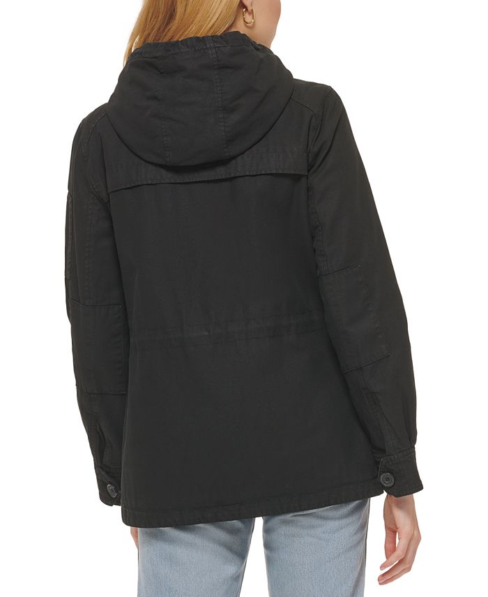 Levi's Women's Hooded Military Jacket Macy's