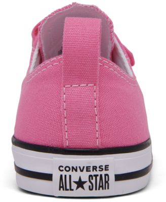 Converse Toddler Girls Chuck Taylor All Star 2V Ox Stay-Put