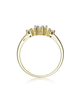 Sterling Silver Cubic Zirconia Statement Ring