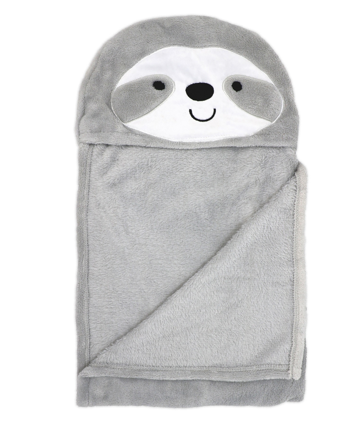 3 Stories Trading Baby Boys And Baby Girls Sloth Hooded Blanket In Gray