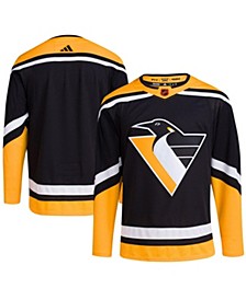 Men's Black Pittsburgh Penguins Reverse Retro 2.0 Authentic Blank Jersey