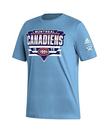 adidas Men's adidas Light Blue Montreal Canadiens Reverse Retro