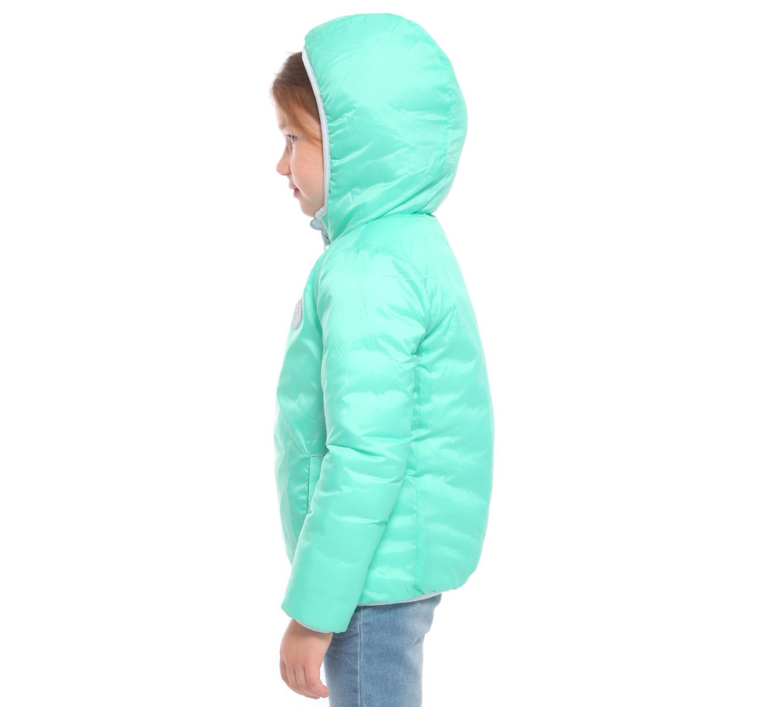 Girls Reversible Lightweight Puffer Jacket