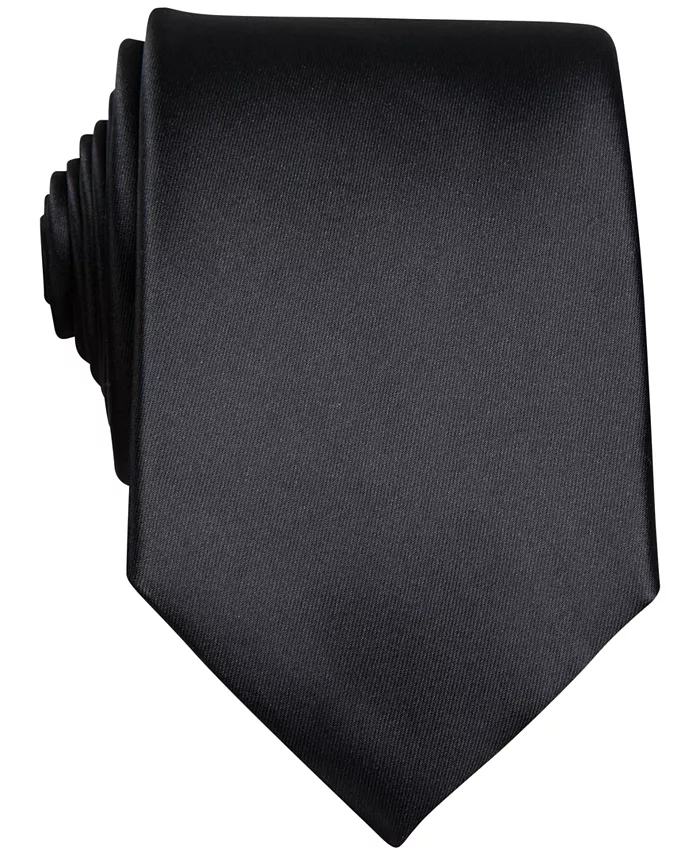Men's Satin Solid Tie - thumbnail 5