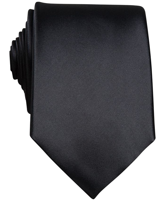 Perry Ellis Men's Satin Solid Tie - Macy's