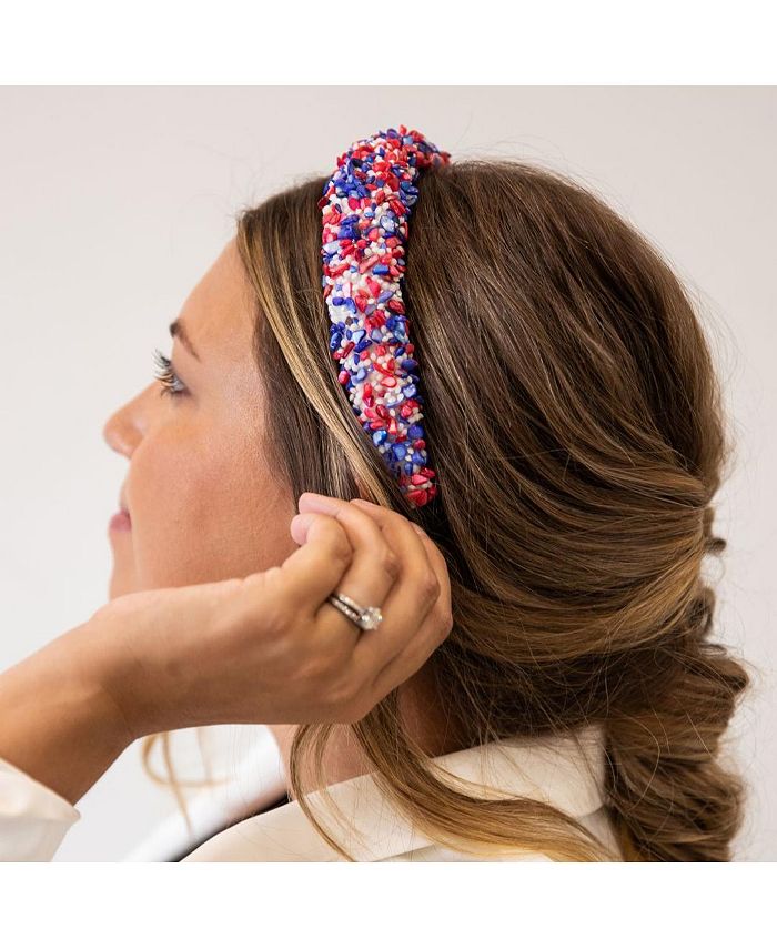 Headbands of Hope All That Glitters Headband Red + Blue for Girls