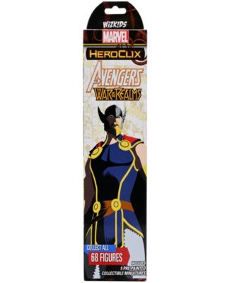 Marvel HeroClix Avengers War of the Realms Booster 5 Figures Randomly Assorted Prepainted Role Playing Game