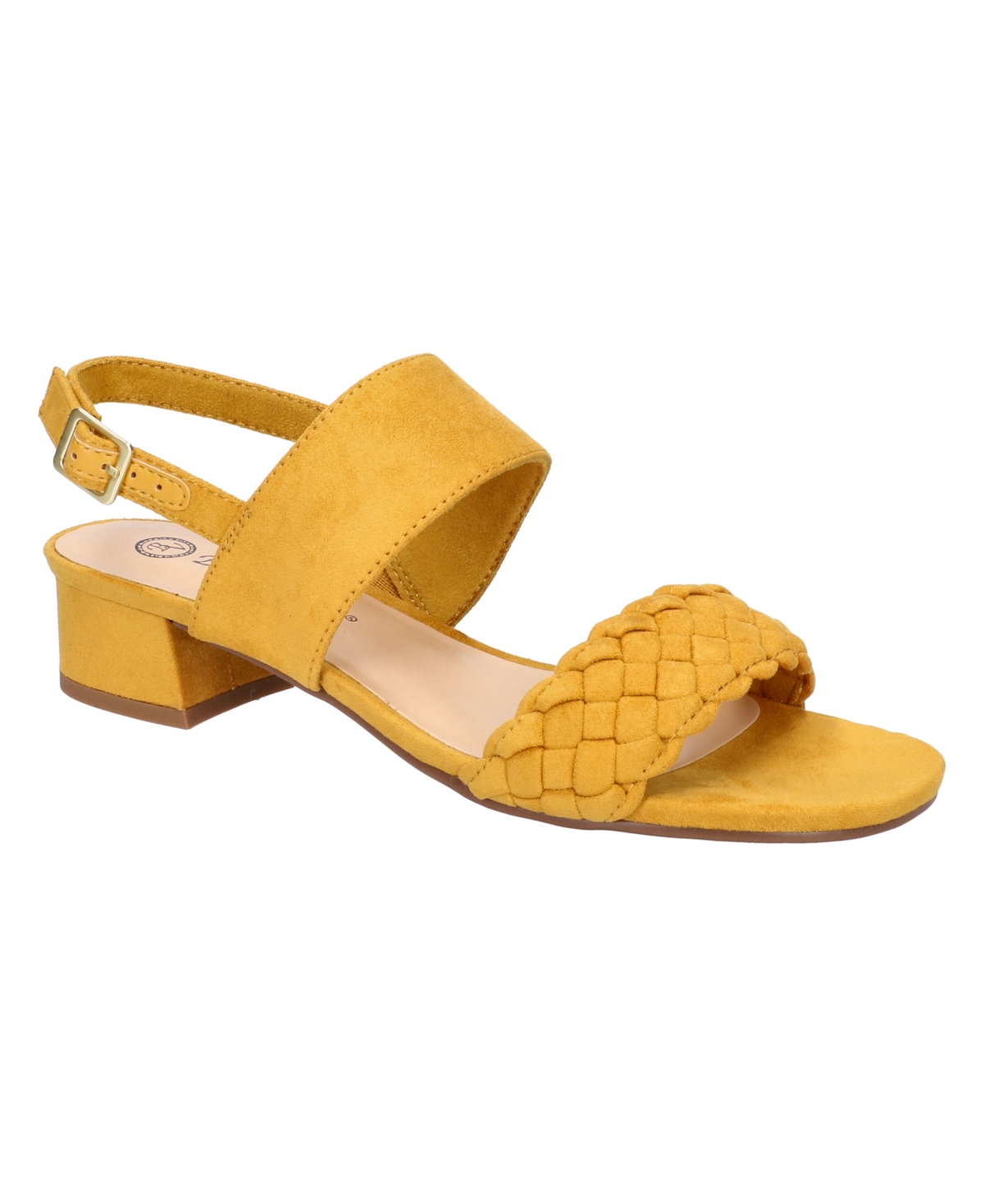 Bella Vita Women's Ellison Slingback Sandals In Mustard Suede