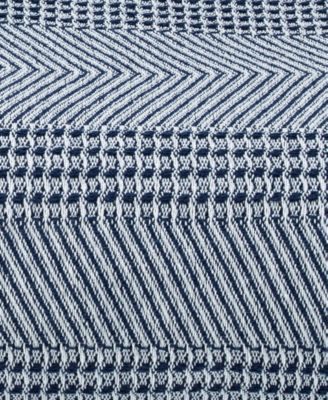Chevron Stripe Yarn Dye Cotton Blanket, King