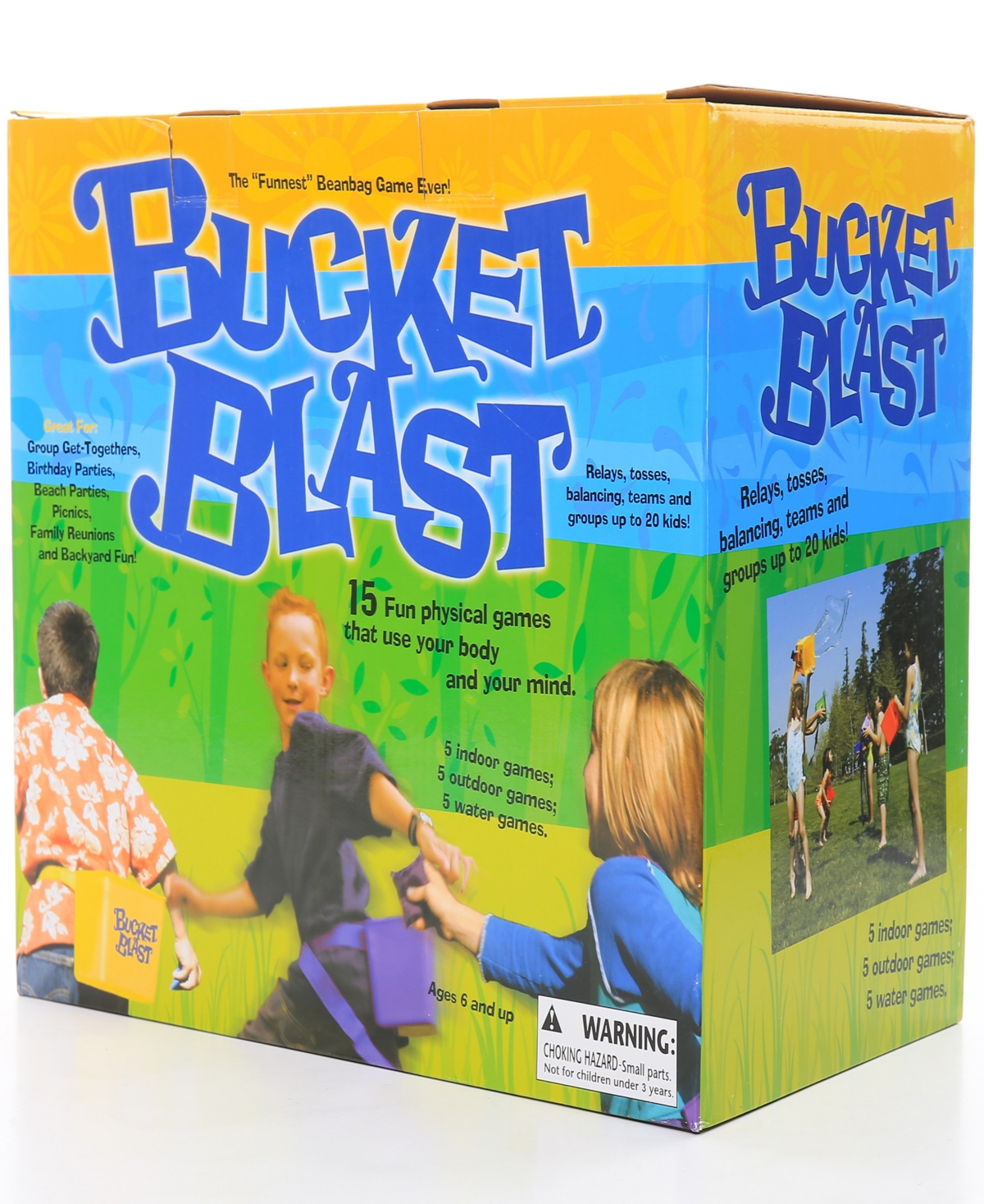 Zobmondo Bucket Blast Award Winning Indoor And Outdoor Kids Game In Multi