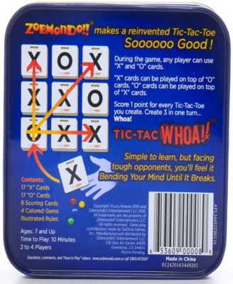 Tic Tac Whoa the 5-in-1 Tic Tac Toe Card Game