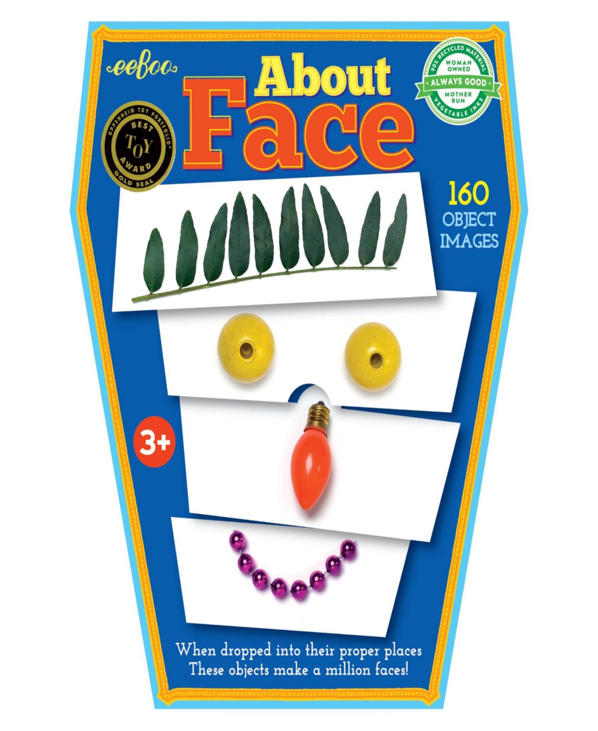 Shop Eeboo About Face Object Cards In Multi