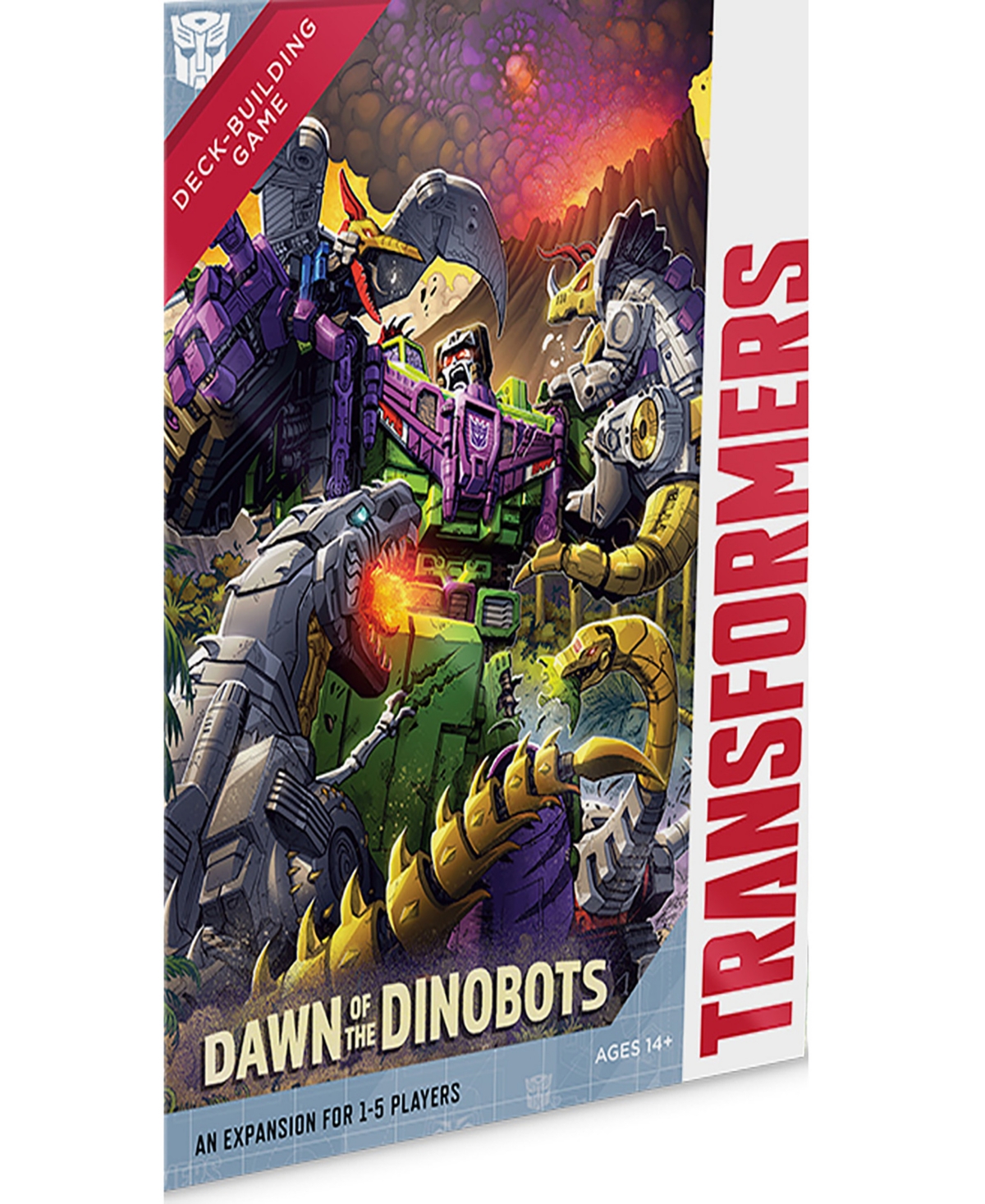 Shop Renegade Game Studios Transformers Deck-building Game Dawn Of The Dinobots Expansion Set, 85 Pieces In Multi