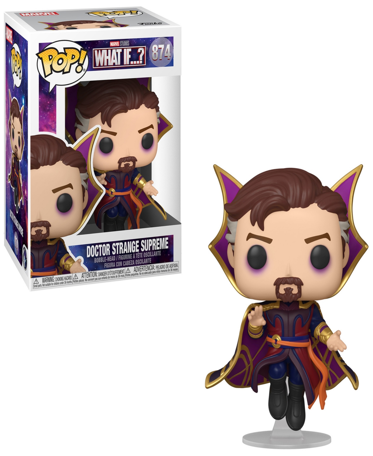 Shop Funko Marvel Pop What If Collectors Captain Carter T'challa Star Lord Gamora And Doctor Strange Supreme 4  In Multi