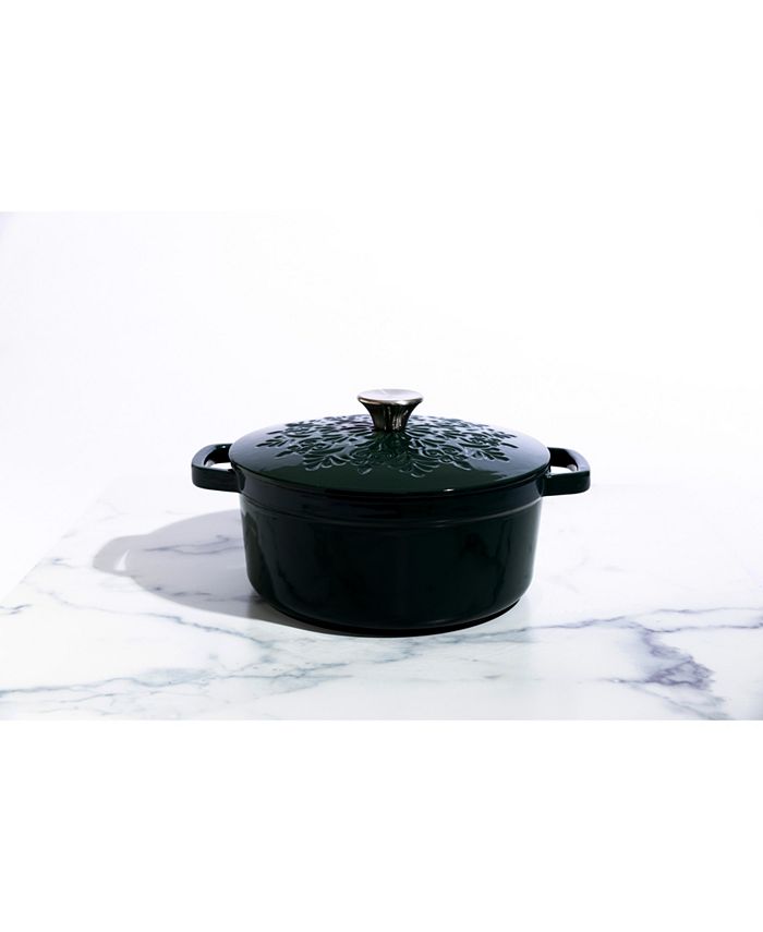Sedona Cast Iron Snowflake Enamel 4 Quart Dutch Oven & Reviews