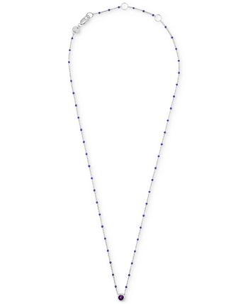 Macys cheap birthstone necklace