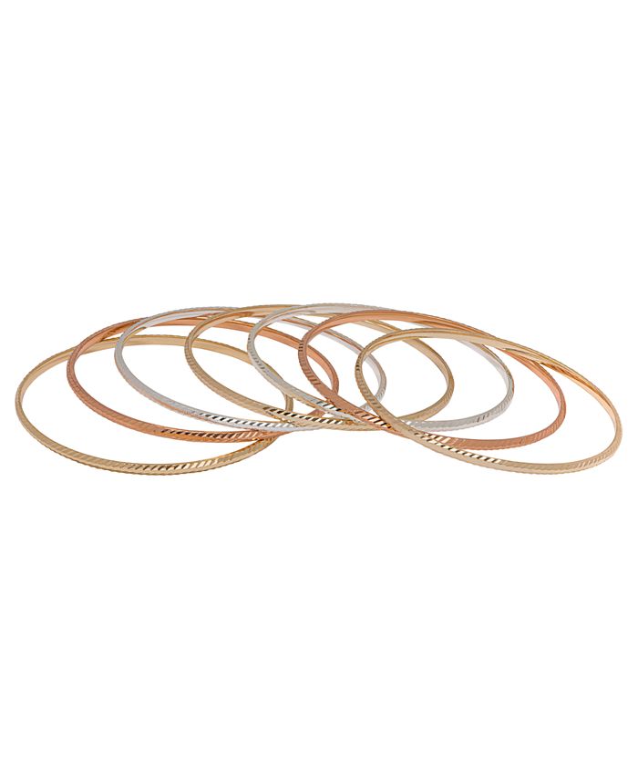 Macys gold bangles top