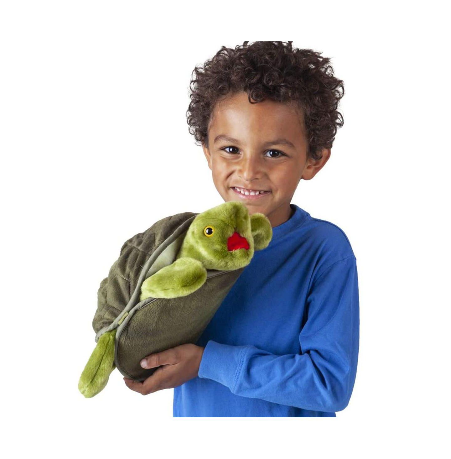 Детская игрушка Folkmanis Turtle Hand Puppet — фото 3