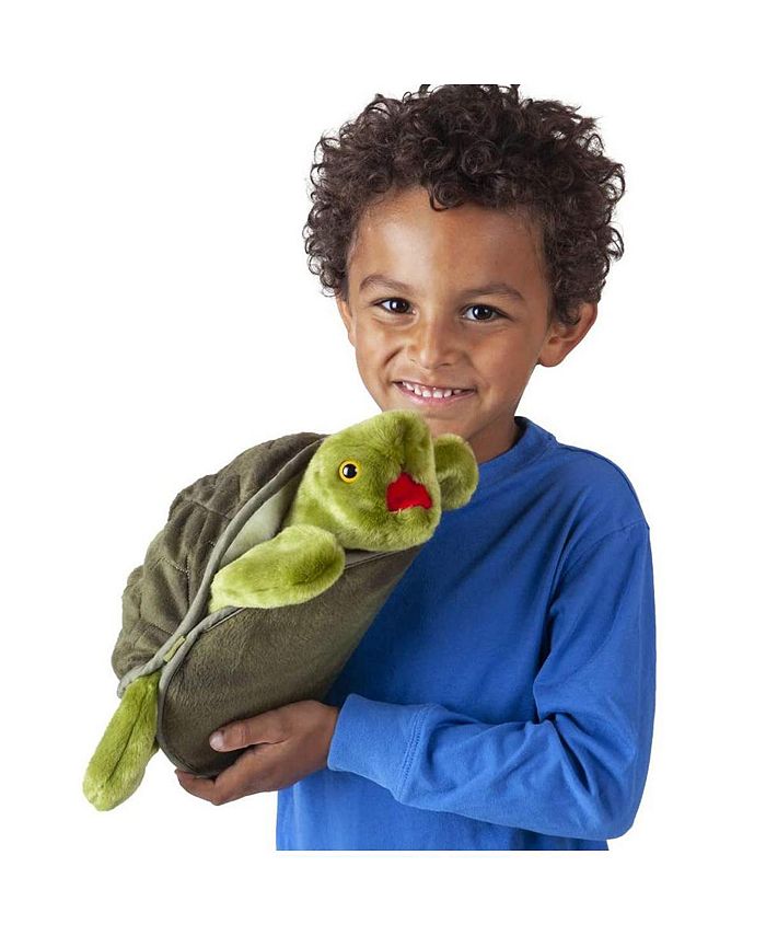 Folkmanis Puppet - Turtle in a Turtleneck - Treasure Island Toys Folkmanis Puppet - Turtle in a Turtleneck - Treasure Island Toys