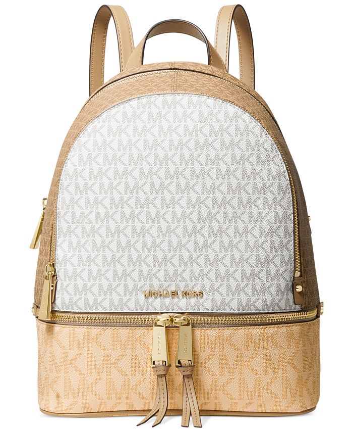 Michael Kors Signature Rhea Zip Backpack & Reviews - Handbags ...