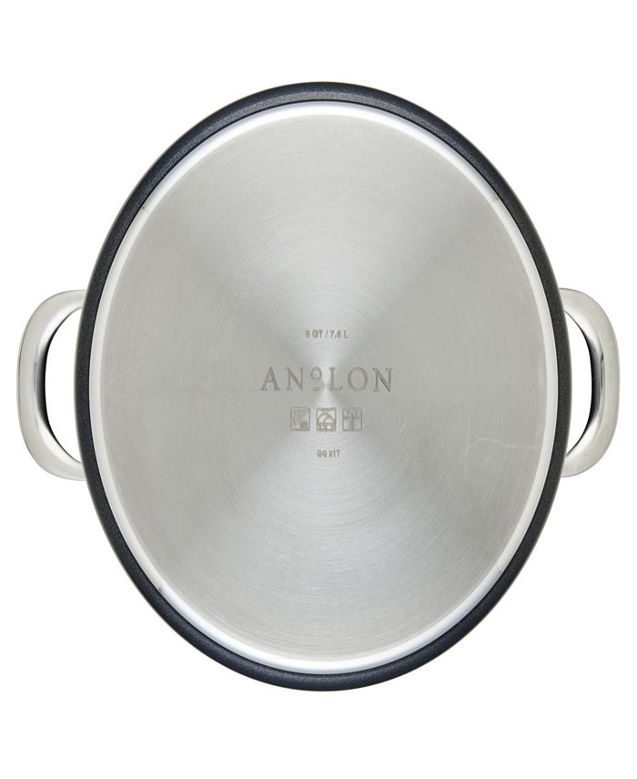 Anolon Hybrid 7Piece Nonstick Cookware Induction Pots and Pans Set