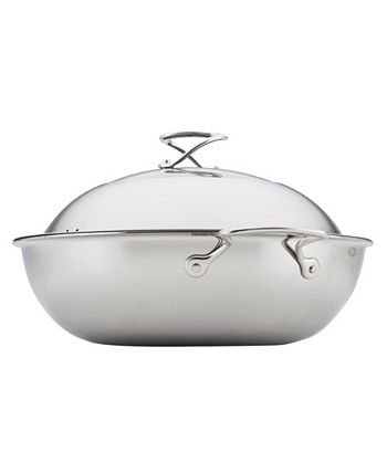Meyer Circulon Premier Professional 36cm Non-stick Chinese Wok With  Stainless Steel Lid - Induction