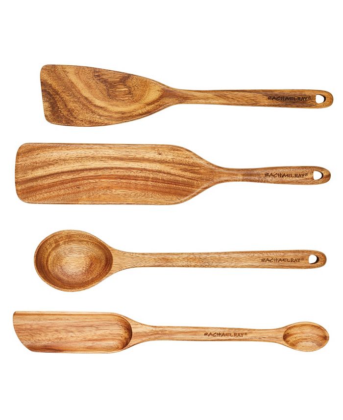 Rachael Ray Tools and Gadgets Wooden Kitchen Utensils, Set of 4 Macy's