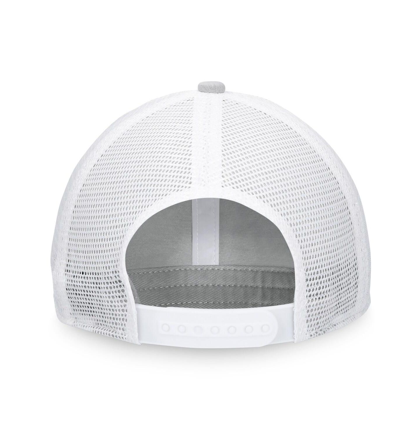 Мужская кепка Fanatics Heather Gray, White Seattle Kraken Team Trucker Snapback Hat — фото 2