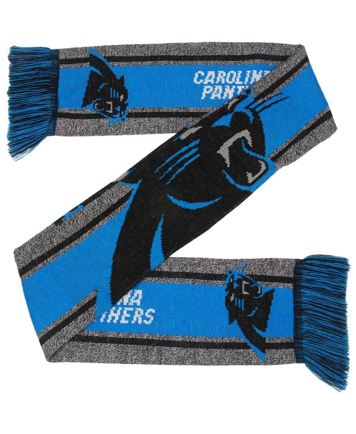 Foco Men's And Women's Carolina Panthers Big Team Logo Scarf In Blue