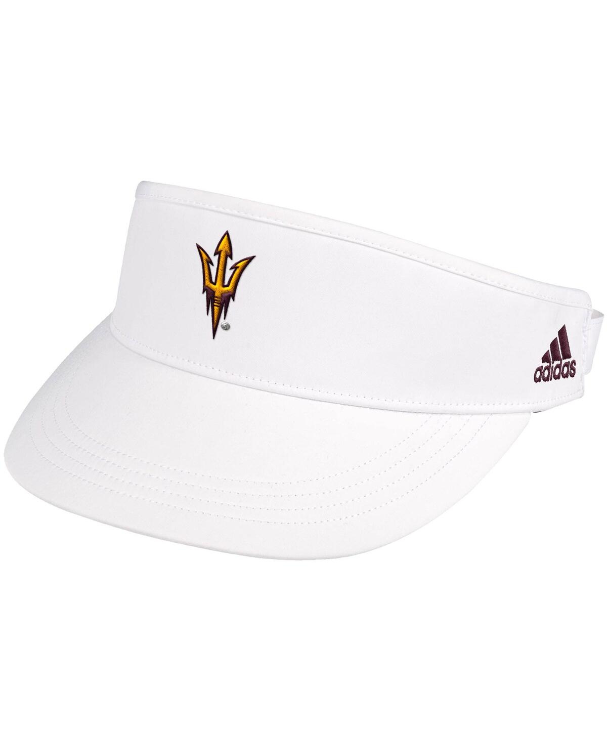 Shop Adidas Originals Men's Adidas White Arizona State Sun Devils Sideline Coaches Aeroready High Visor