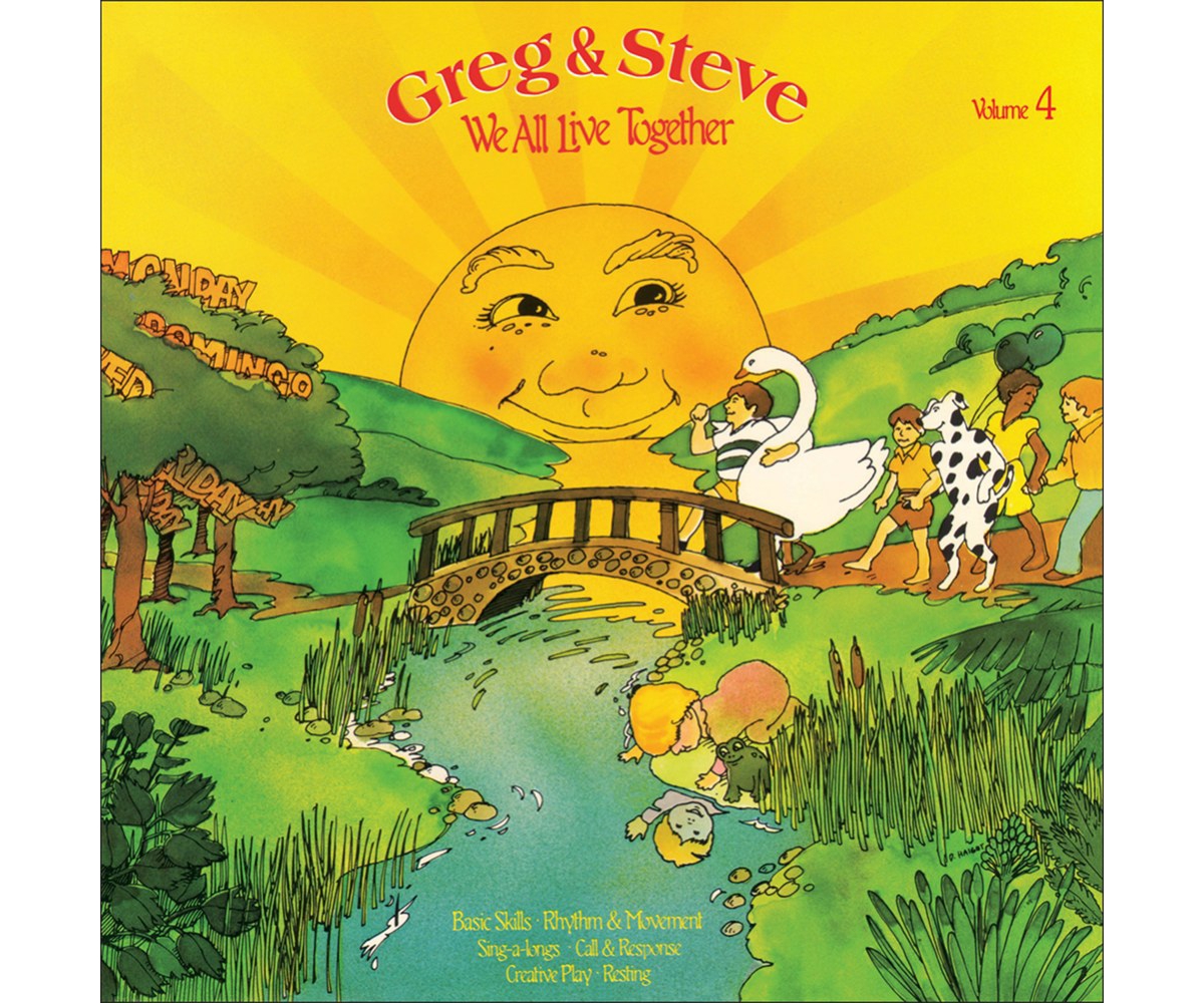 Creative Teaching Press Greg & Steve: We All Live Together CDs - Set of 4