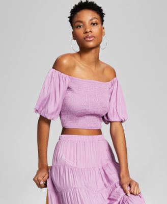 And Now This - Smocked Top