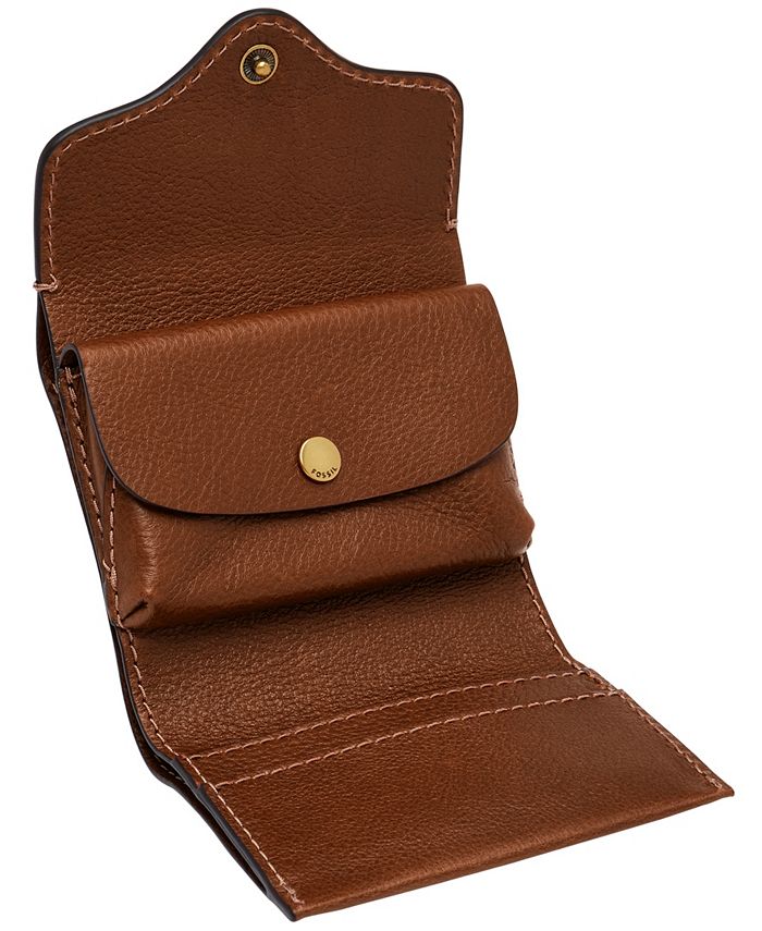 Fossil Heritage Leather Trifold Wallet Macy's
